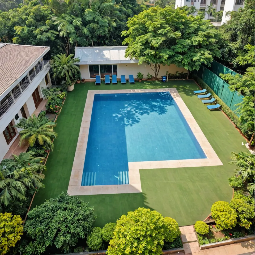 ibrant, greenery-surrounded, wellness-focused, active lifestyle, outdoor sports, swimming pool, badminton courts, gyms, yoga centers, Ayurvedic treatment centers, personalized therapies, harmony, balance, Whitefield, Bangalore East