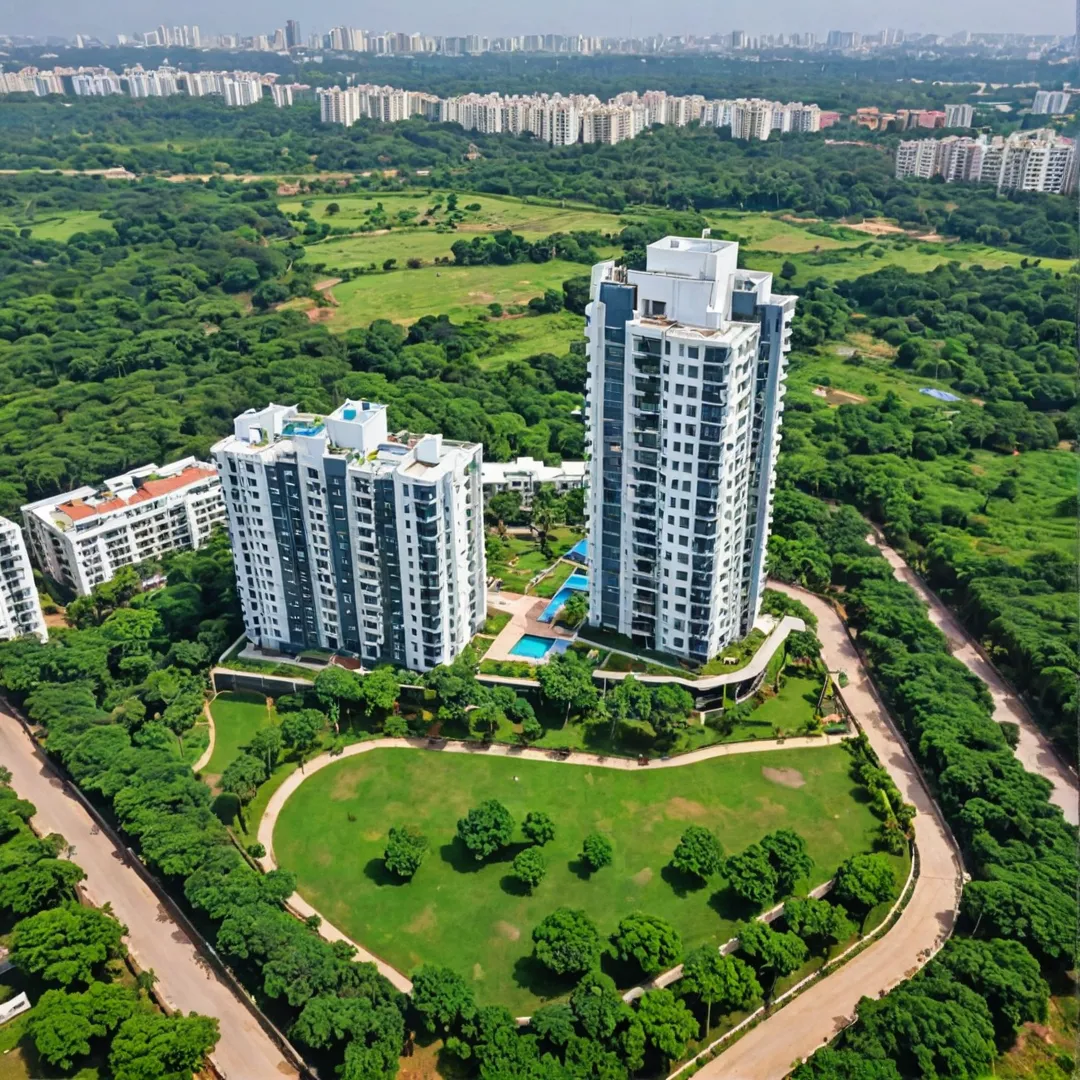 roperty title verification process, legal ownership rights, property ownership report, Bangalore Metropolitan Development Authority approval, Bruhat Bengaluru Mahanagara Palike approval, Karnataka State Pollution Control Board approval, Khata certificate, local authority tax compliance, property tax computation, image of Alita residential project, Bangalore skyline with greenery, modern architecture blending in nature