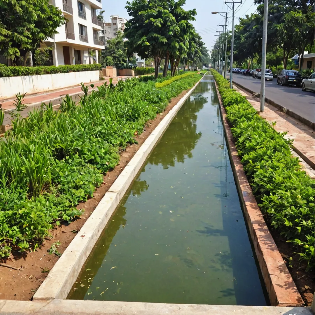 rban storm water drainage system, rajakaluves, Bangalore, green infrastructure, harmony with nature, leisure activities, jogging, cycling, transport facilities, well-developed community, close proximity to vital civic amenities.