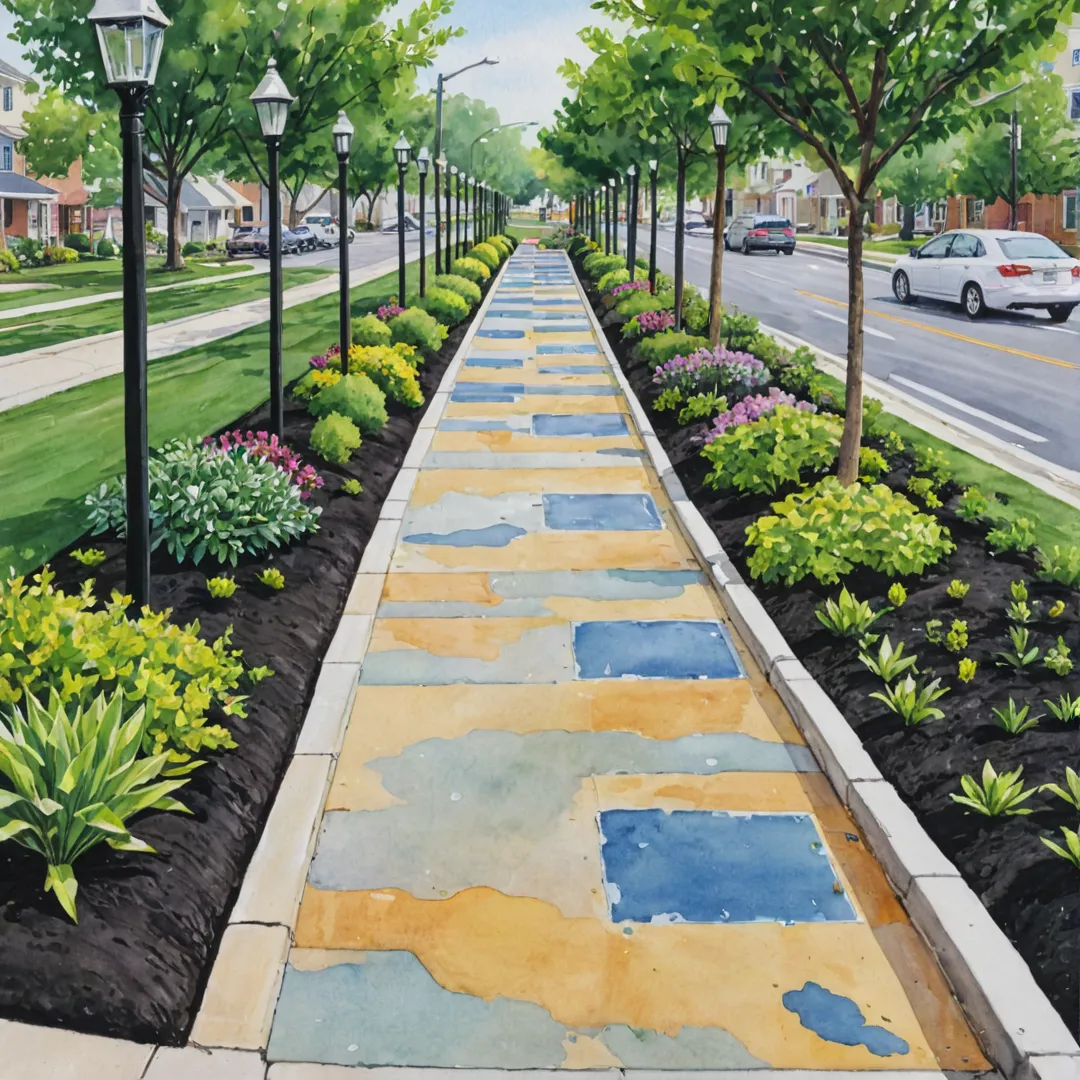 lectrical design, safety, aesthetics, street lighting, underground wiring, outlets, stormwater management, rain gardens, permeable surfaces, detention basins, harvesting pits, seamless integration, sustainability.