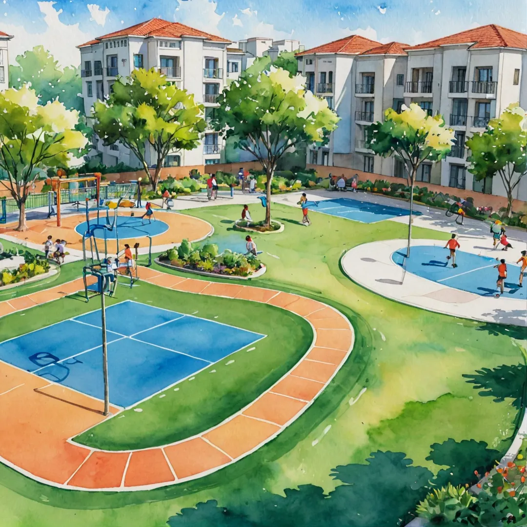 Sustain and Gain: Sports Amenities at Alita Enhancing Quality of Life