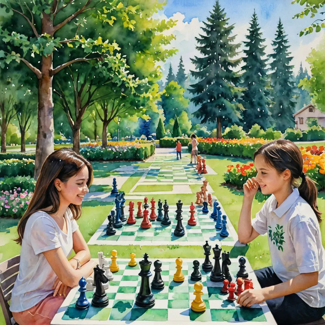 Imagine Chess in a Big Way: Socializing at Alita